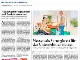 DeutscheHandwerksZeitung: Messen als Sprungbrett nutzen DeutscheHandwerksZeitung: Messen als Sprungbrett nutzen